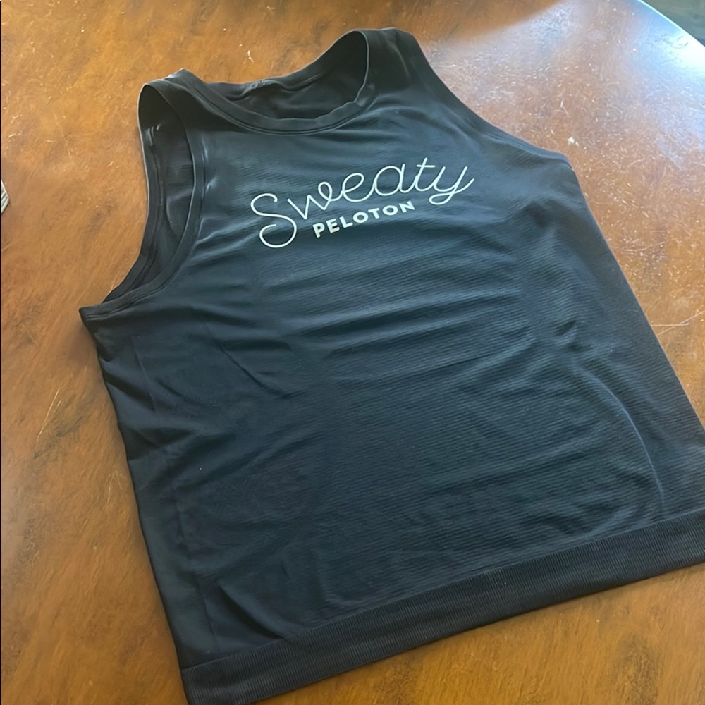 Peloton Black Tank Top